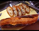 マーガリンのガーリックトースト作り方1写真