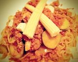 ズッキーニのチーズトマトパスタ作り方7写真