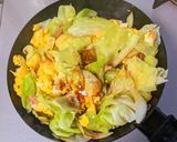 キャベツと豚ひき肉の卵炒め作り方9写真