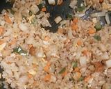 常備野菜でパラパラ簡単焼き飯(炒飯)♬作り方7写真