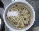 さつまいものきんぴら。作り方1写真