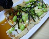 うす揚げに枝豆ちくわチーズ☆ポン酢でー作り方7写真