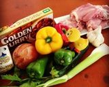 鶏もも肉の野菜カレークリーム煮込み♪作り方1写真