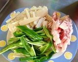 豚肉と竹の子とピーマンの味噌炒め作り方2写真