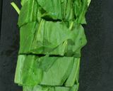 簡単！ 牛肉ほうれん草炒め きのこソース作り方1写真
