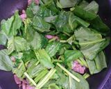 簡単！ 牛肉ほうれん草炒め きのこソース作り方2写真