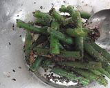 インゲン胡麻きな粉和え作り方2写真
