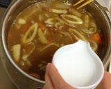 残りカレーリメイクカレーうどん作り方7写真