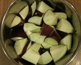 トマト缶で☆ナスのトマト味噌煮作り方1写真