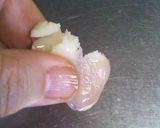 材料二つ なま落花生で餡子作り方5写真