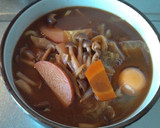 我が家の具だくさん味噌煮込みうどん作り方6写真