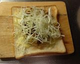 ガッツリ食べたい朝食☆残りコロッケサンド作り方3写真