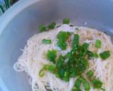 材料二つ　すぐ出来る素麺カッペリーニ風作り方1写真