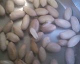 材料二つ なま落花生で餡子作り方4写真