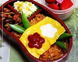 女子高生のオムライス弁当作り方10写真