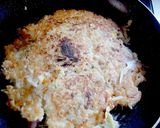 冷凍チャーハンで焼くお好み焼き作り方5写真