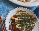 冷凍チャーハンで焼くお好み焼き作り方7写真