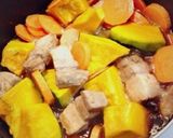 豚バラ肉とカボチャの煮物作り方2写真