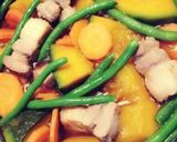 豚バラ肉とカボチャの煮物作り方3写真