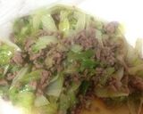 レタスの挽肉炒め作り方3写真