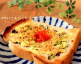 食べてみて～☆お好み焼きっぽいトースト♪作り方4写真
