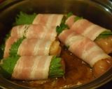 ささみと大葉のベーコン巻☆旨炒め作り方5写真