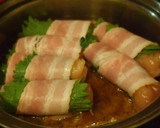 ささみと大葉のベーコン巻☆旨炒め作り方5写真