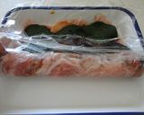 エスニックオレンジとんかつ風肉巻き弁当作り方4写真