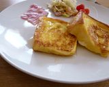 朝食に♪はちみつ☆フレンチトースト作り方4写真