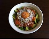 アボカド&サーモン漬け丼☆作り方6写真