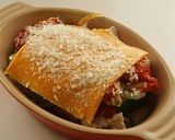 南瓜のチーズトマトグリル作り方3写真