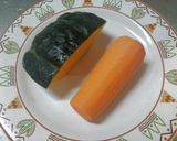 カボチャと人参のきんぴら作り方1写真