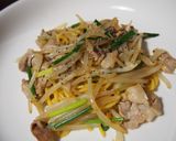 豚肉ともやしのオイスターソース焼きそば作り方8写真