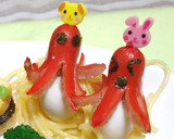 玉のりたこさんで運動会っぽいお弁当♪作り方2写真