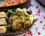 かぼちゃのドライカレー風。のお弁当作り方4写真