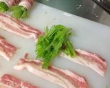 水菜のカリカリニンニク巻き作り方4写真