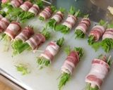 水菜のカリカリニンニク巻き作り方5写真