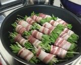 水菜のカリカリニンニク巻き作り方6写真