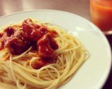 かんたん♪とりとトマトのパスタ作り方3写真