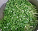 豆苗のわさびマヨネーズ和え作り方1写真