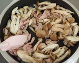 簡単！美味！豚肉としめじの梅シソ炒め作り方3写真