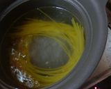 ポーチドエッグとサラダ野菜のサワーパスタ作り方2写真