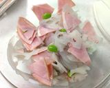 ☆シャキシャキ蓮根とハムのマヨサラダ☆作り方3写真