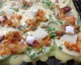 納豆キムチ餅タコ焼き作り方3写真
