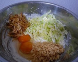 ★隠し味は桜エビのお好み焼き★作り方1写真