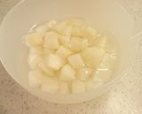 梨とレンコンの塩昆布オイル和え作り方2写真