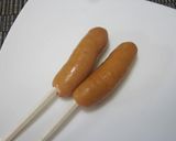 クルクルお好み焼きホットドッグ作り方2写真