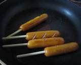 クルクルお好み焼きホットドッグ作り方5写真