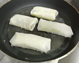 秋だから簡単明太子チーズハム茸春巻き！作り方6写真
