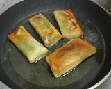 秋だから簡単明太子チーズハム茸春巻き！作り方7写真